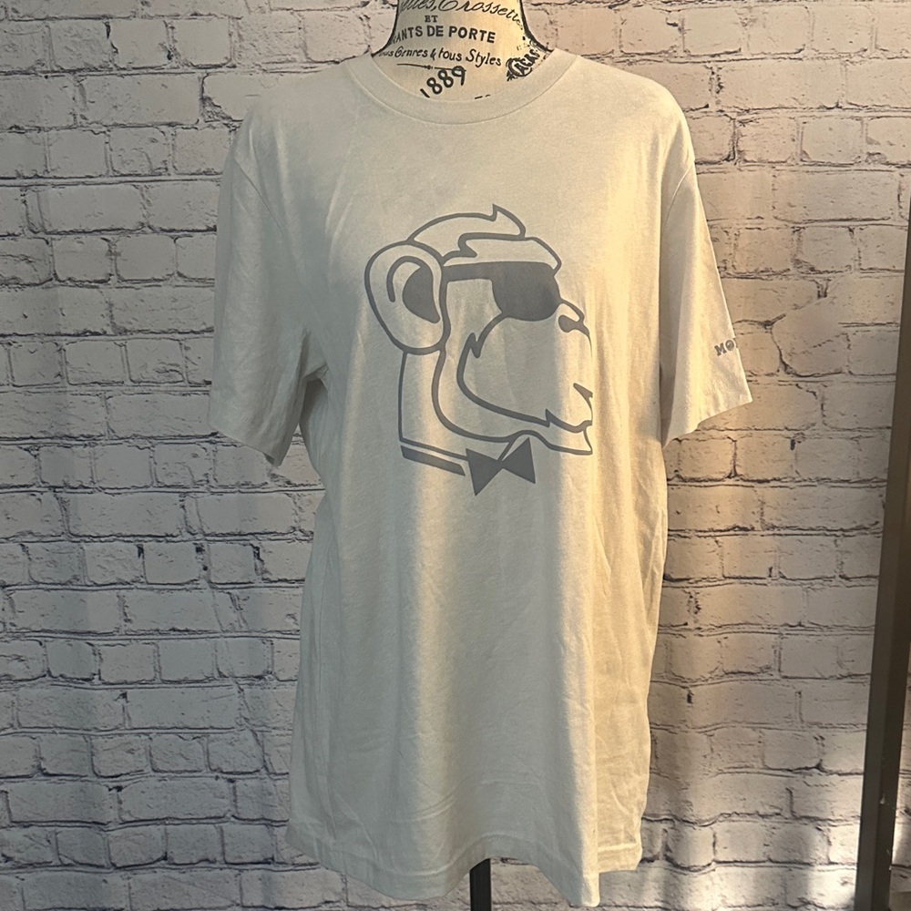 Bella Canvas Monkey Graphic Off-White T-Shirt